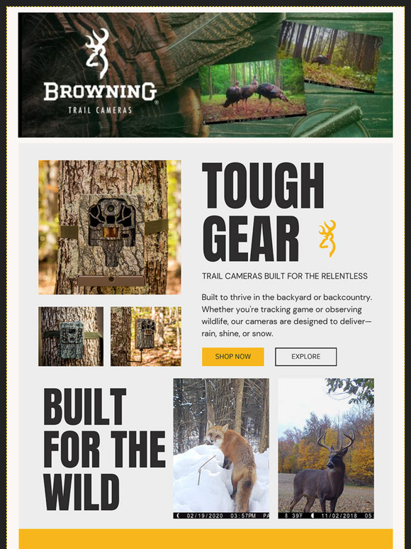 Tough Gear Trail Cameras Built for the Relentless from Browning Trail Cameras!