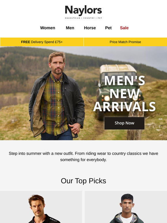 New Arrivals For Men | Country & Equestrian