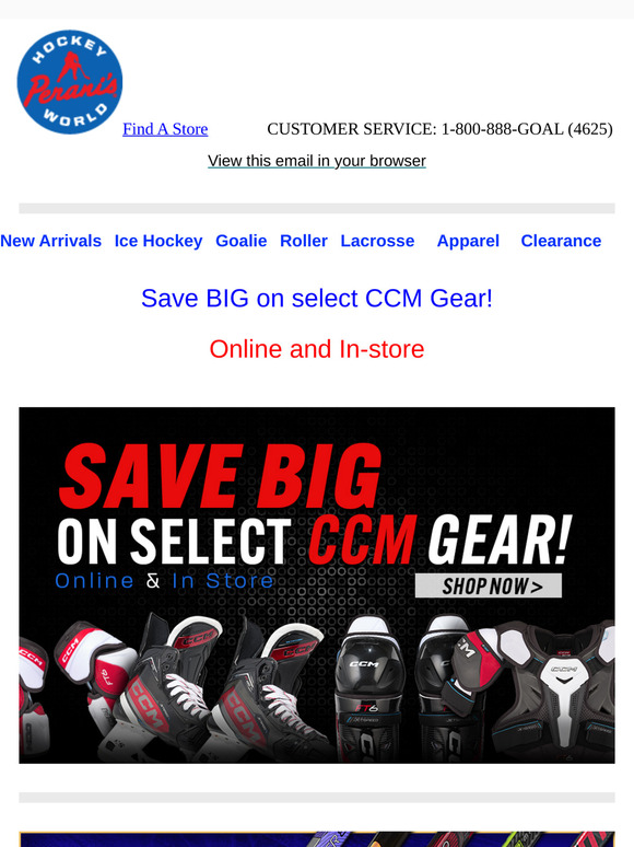 Save BIG on select CCM Gear!