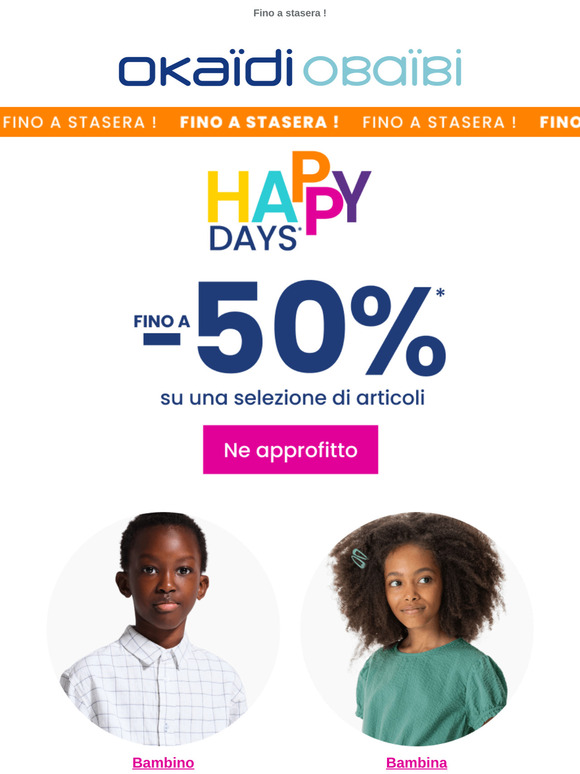 Ultimi giorni ! Fino al -50% ⏱️