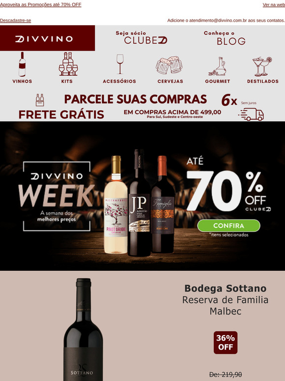 ﻿🍷 Sottano por Apenas R$119,90