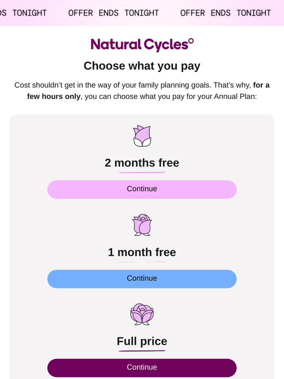 Ends tonight! CHOOSE what you pay now, get reimbursed later