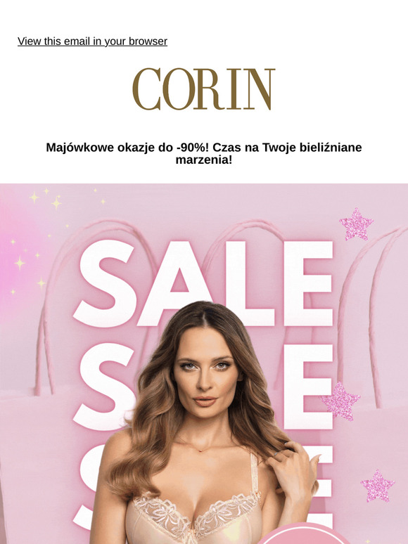 Twoje ulubione modele do -90%! Czas spełniać bieliźniane marzenia 🌸