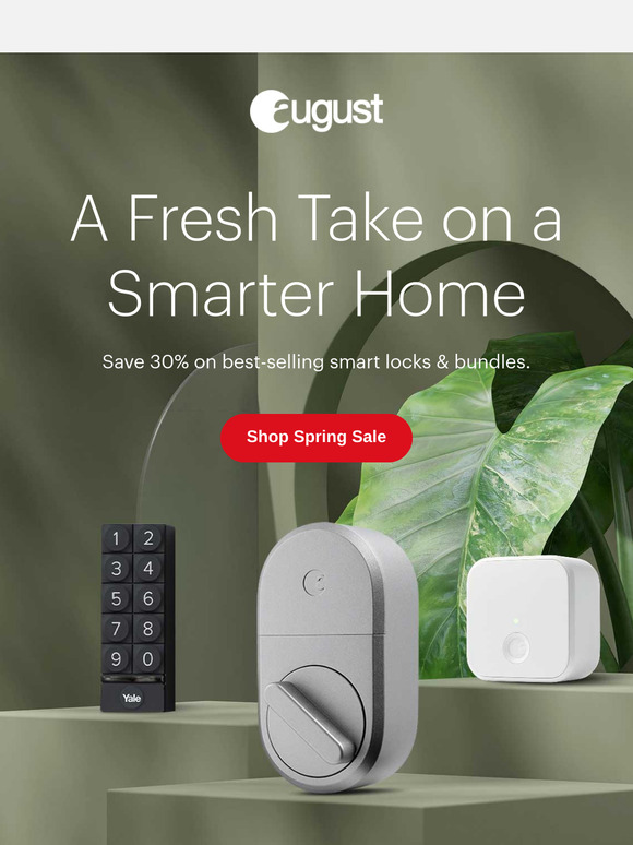 —  Here's Your 30% Off For A Key-Free Home!