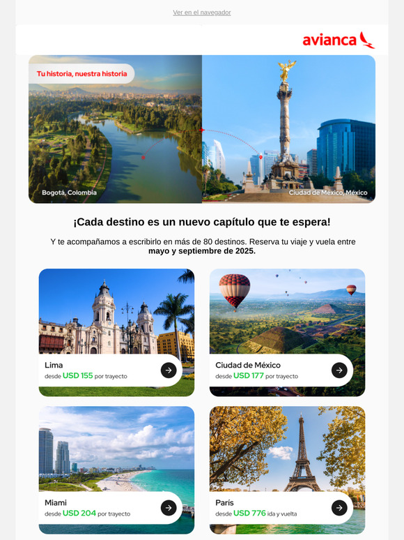 El mundo te espera. ¿Ya tienes plan? 🌍