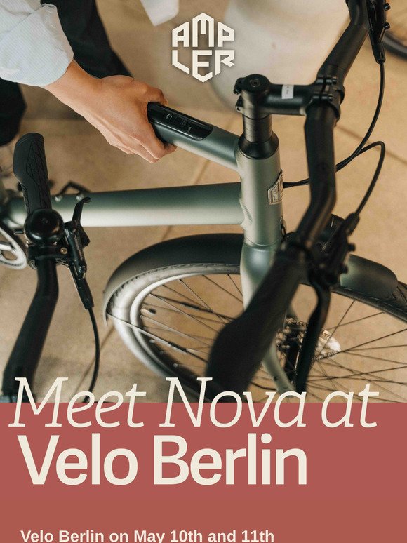 Meet Ampler at Velo Berlin Next Week!