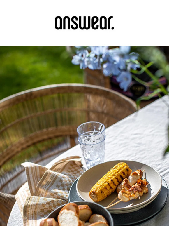 Prestrite si stôl pod holým nebom🍃
