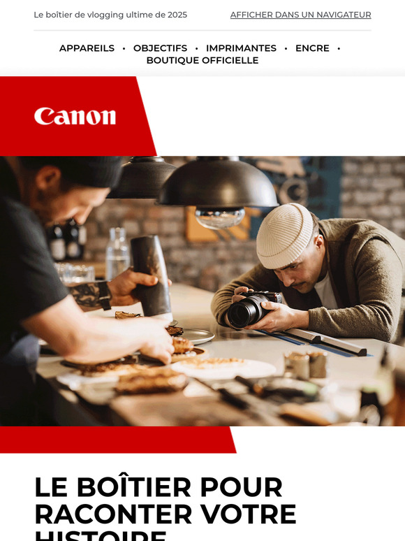 EOS R50 V est là pour améliorer votre contenu