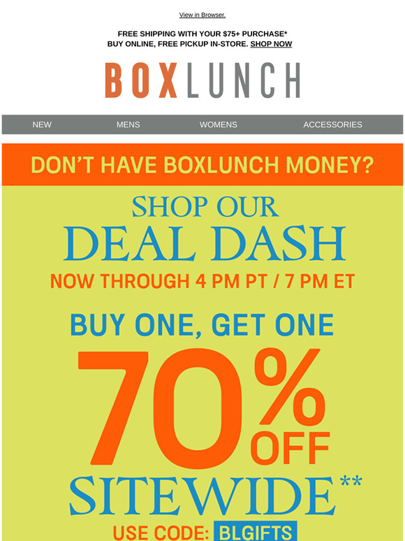 Six hours, one Deal Dash. You ready?