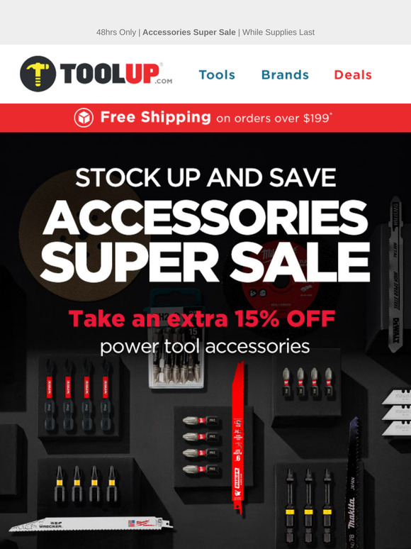 Stock Up & Save: 48hr Accessories Super Sale!