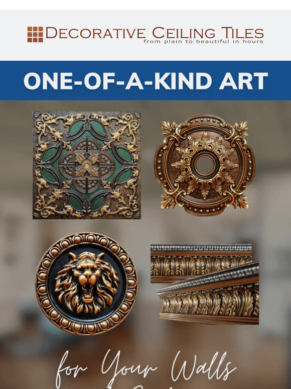 One-of-a-Kind ✨for your Ceilings and Walls.