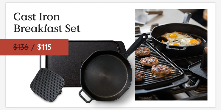 Cast Iron Breakfast Set