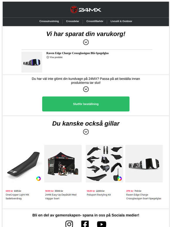 🛒 Du glömde något!