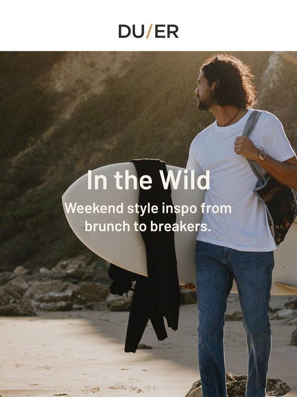 How you wear it: DUER edition