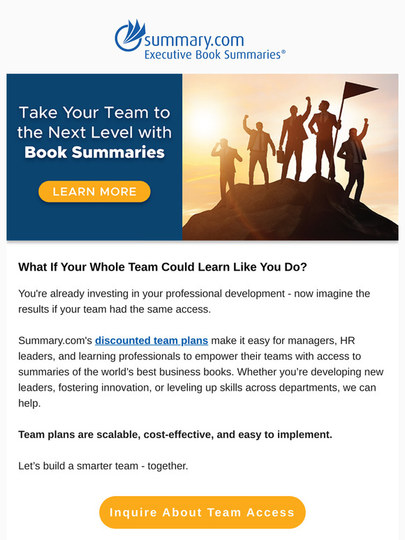 Better Teams Start with Better Ideas