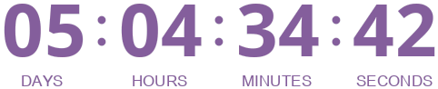 The Countdown Clock - End Date 05 May 2025 | End Time 23:59 UTC