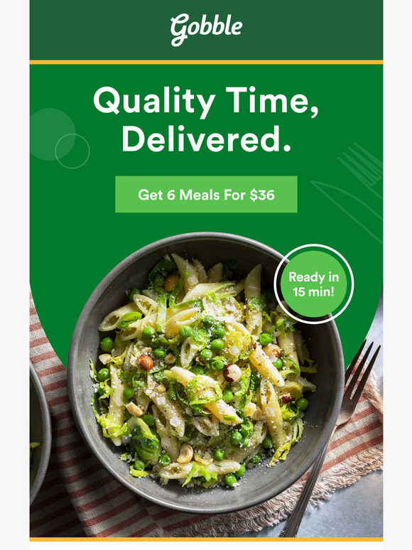 Less cooking. More spring!