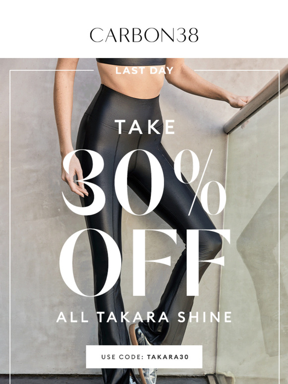 ENDS TODAY: 30% off Takara Shine