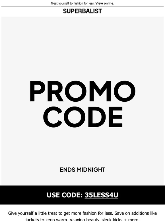 Want 35% off? Use our PROMO CODE