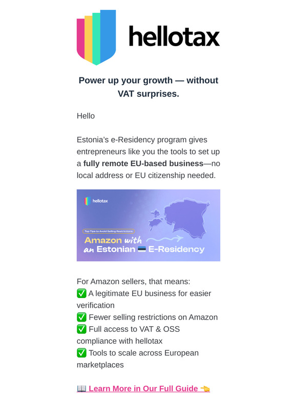 Sell to the EU from Anywhere with e-Residency + VAT Support