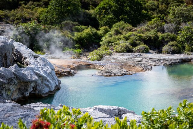 Indulge in geothermal pools in New Zealand