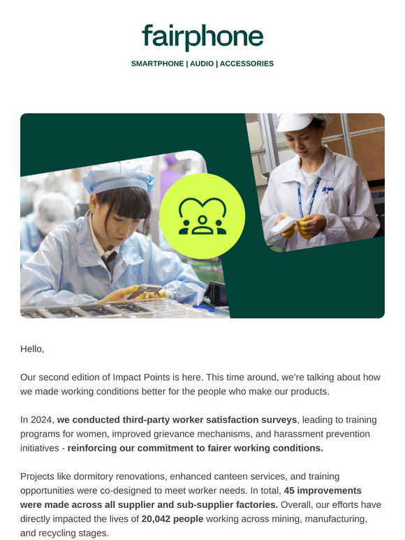 Impact Points #2: Let’s talk fair working conditions