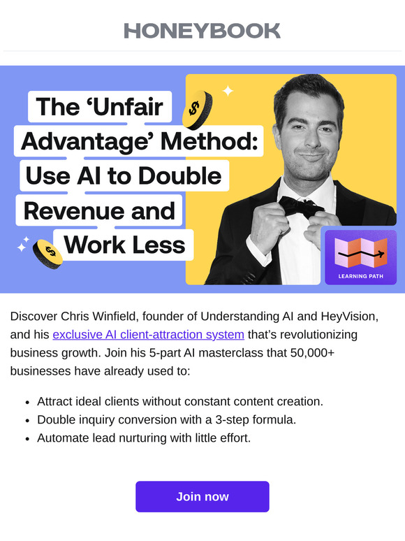 You’re invited: Use AI to double your revenue and work less
