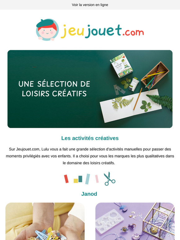 Activités manuelles et créatives : la sélection de Lulu