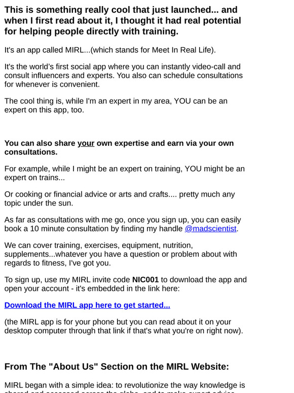 Want to book a 10 min training consultation with me?...