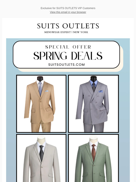 ⏰Special Offer Spring Suit Deal Ending Soon!!