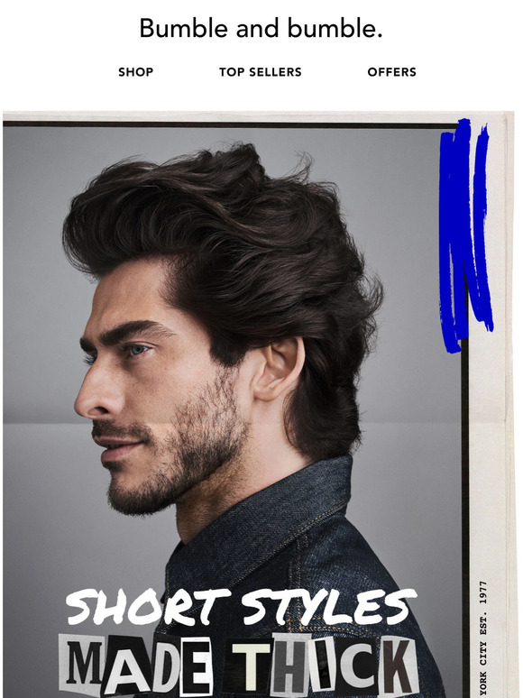 A lush, short style starts in the shower.