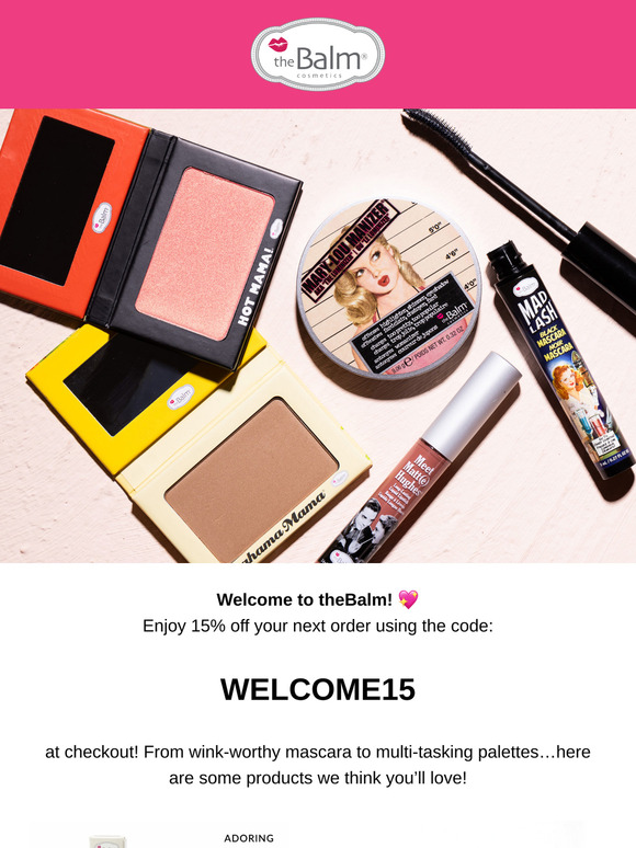 Welcome to theBalm cosmetics!
