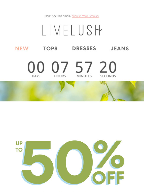 Hurry! Last Chance for Spring Savings 😱🛍️