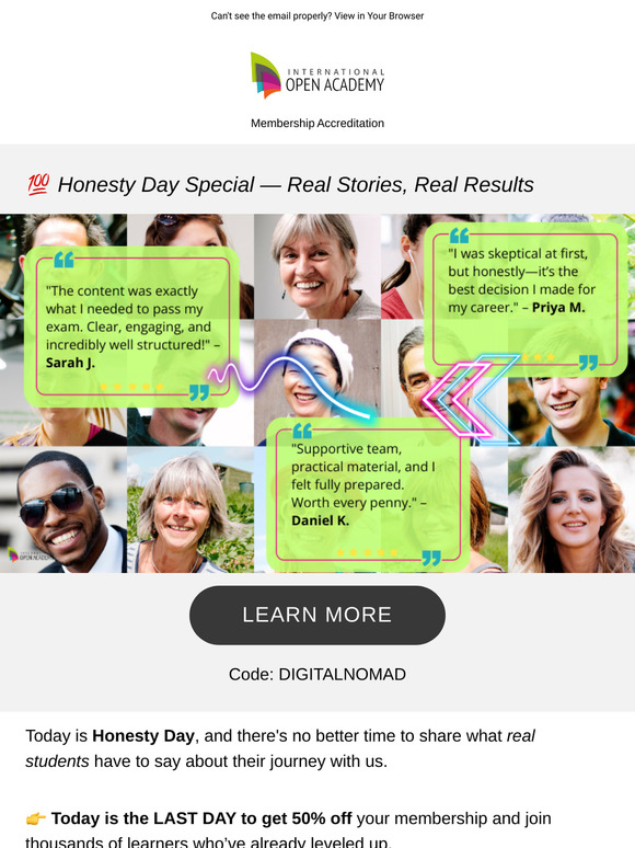 🎓 Honest Reviews, Real Results – Your Last Chance for 50% Off!