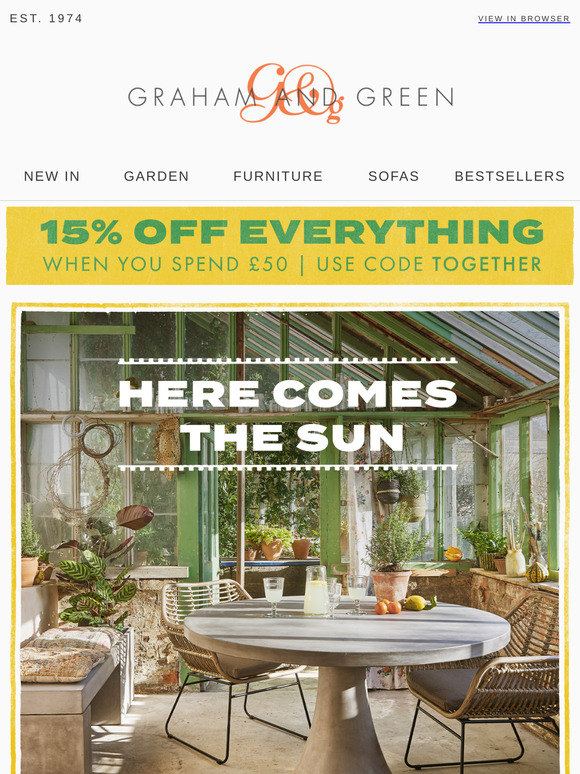 The Sun is Back - Time to Gather Outside