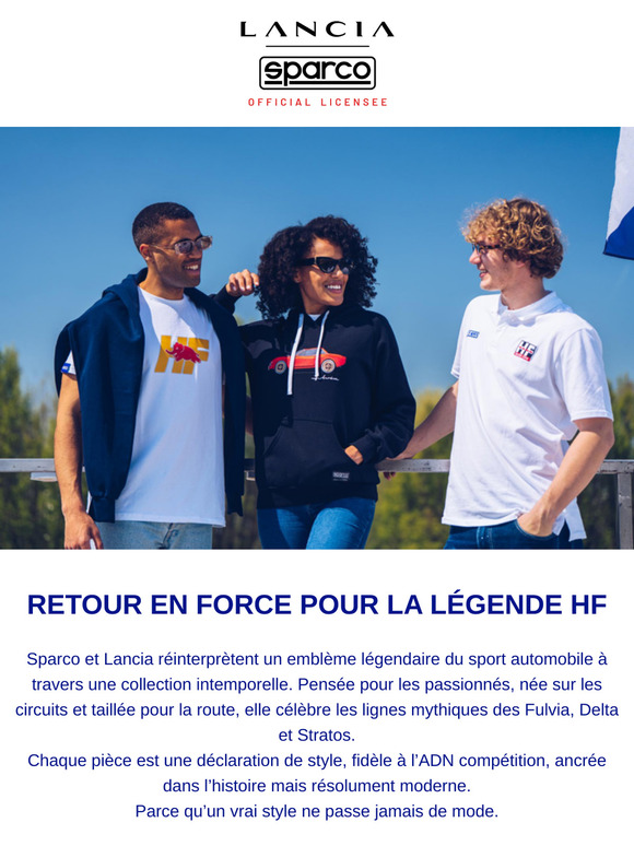 HF reprend le volant : Sparco & Lancia relancent la légende