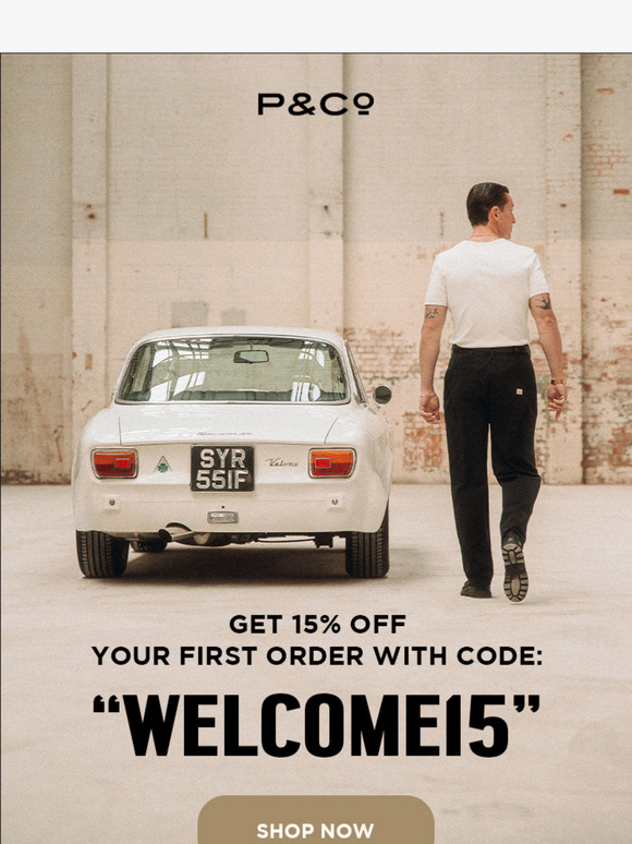 15% OFF Your First Order! ⚡️ WELCOME15