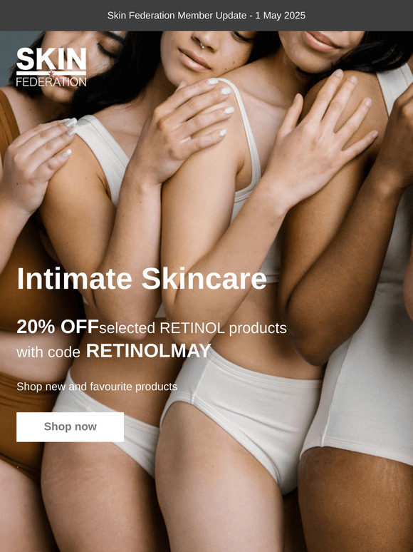 20% OFF selected Retinol Products - May Exclusive