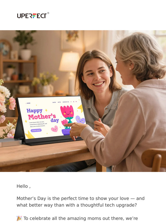Biggest Mother's Day Sale - Up to 15% Off – Limited to First 50 Orders!