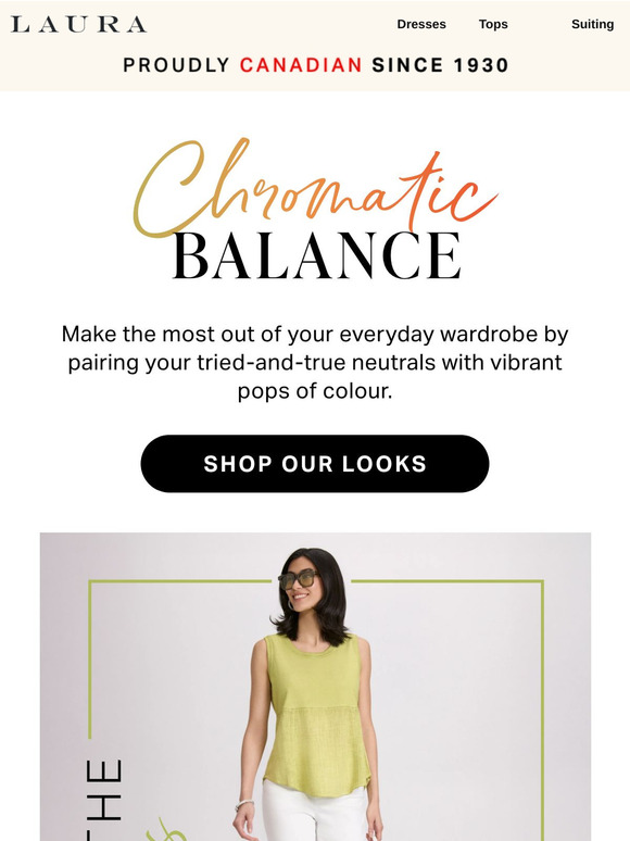 This season is all about chromatic balance