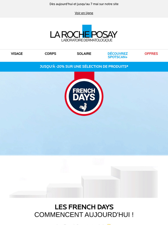 📢 FRENCH DAYS : retrouvez 2 codes promo à utiliser sur une sélection de produits