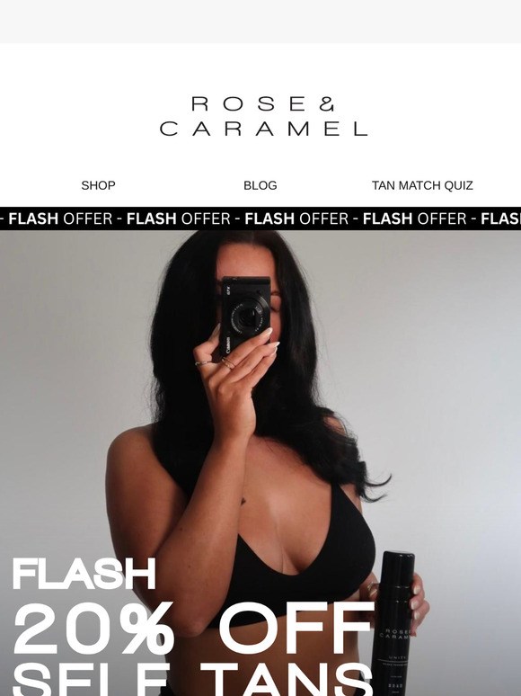 Exclusive Flash 20% Off Best Selling Tans!😱