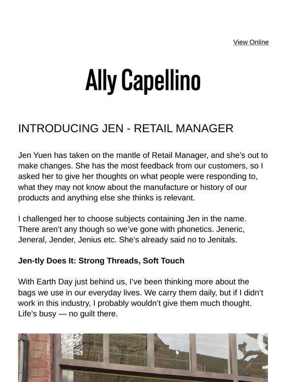 Introducing Jen - Retail Manager
