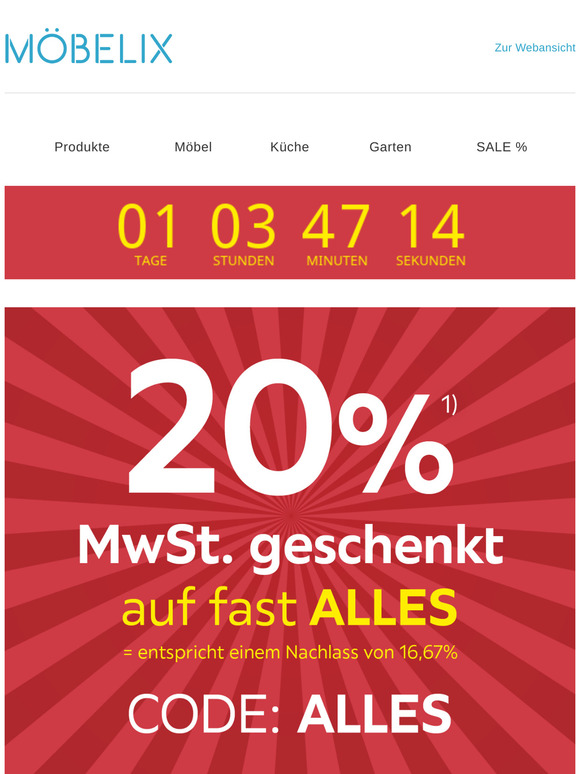 20% MwSt sparen! 😱