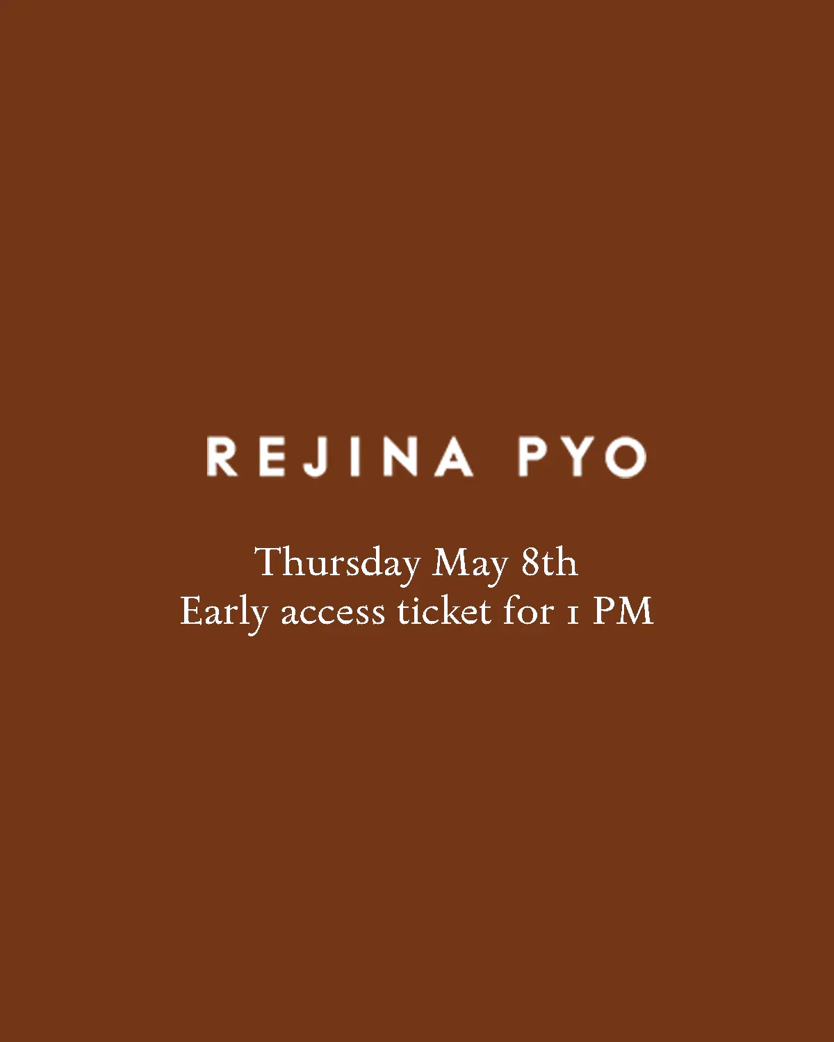 Image of SAMPLE SALE EARLY ACCESS - 1 PM ON MAY 8TH