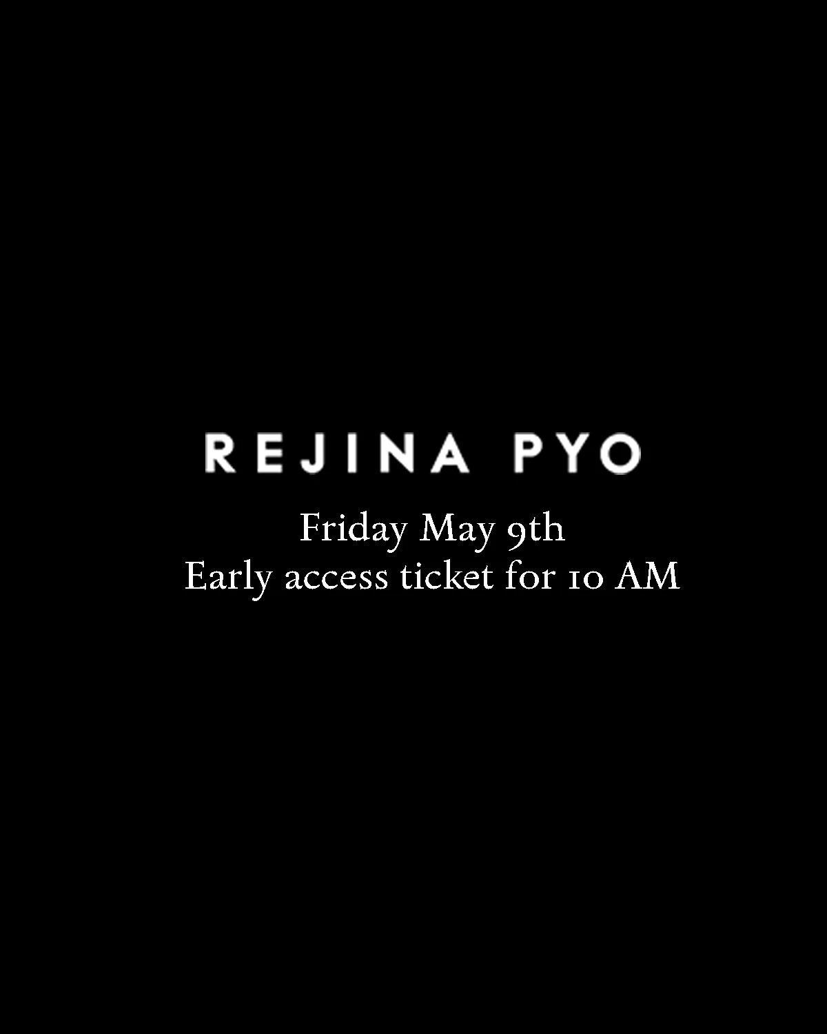 Image of SAMPLE SALE EARLY ACCESS - 10AM ON MAY 9TH