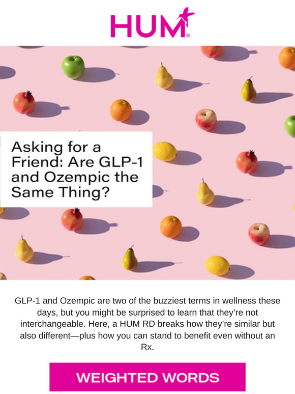 Is GLP-1 the same as Ozempic? 🤔