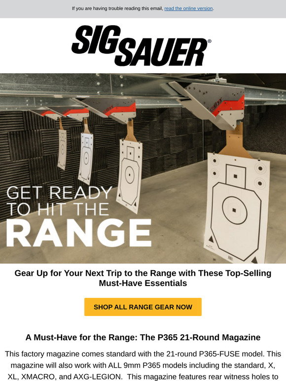 SIG SAUER: Gear Up for Your Next Trip to the Range | Milled