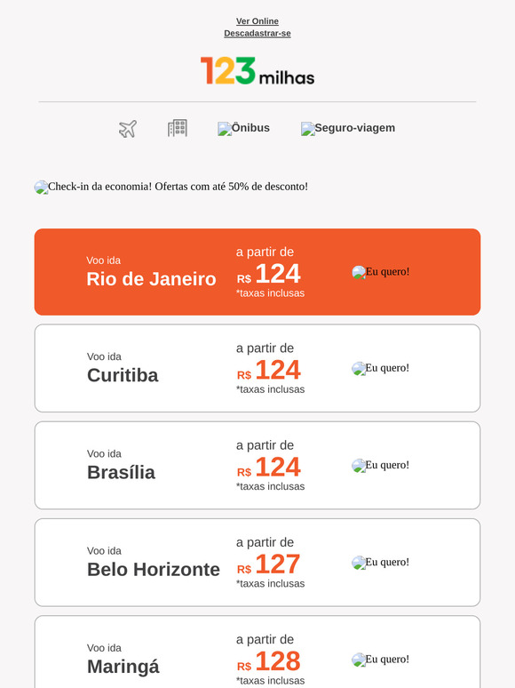 🔥 Check-in da economia TA-ON! Seu voo com descontão!