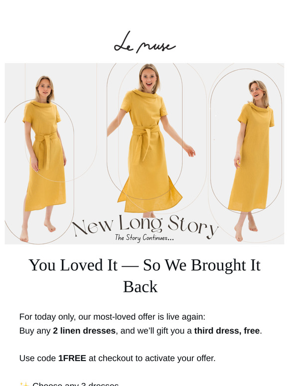 Surprise! Our most-loved offer is back 💛